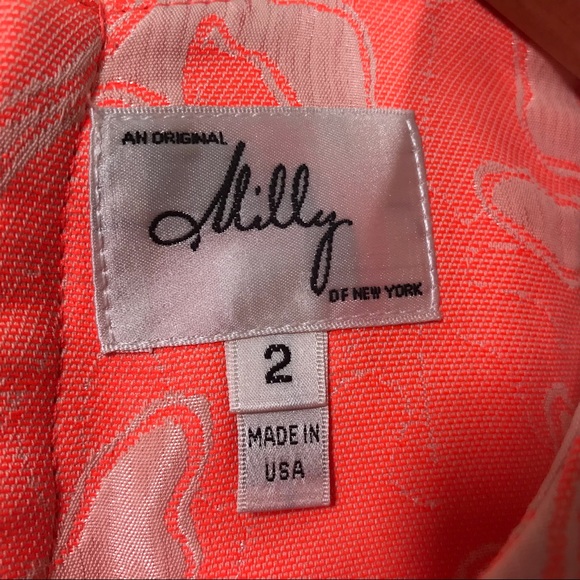 Milly Women’s Sleeveless Sonya Jacquard sheath - Picture 4 of 7